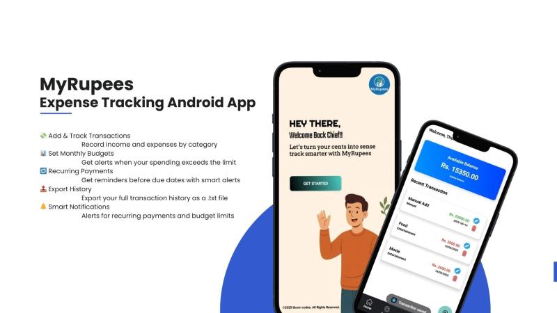 MyRupees - Finance Tracker App
