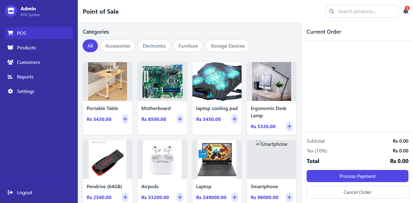 Senzura POS – Desktop App